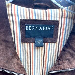 Brown Suede Men Leather Jacket